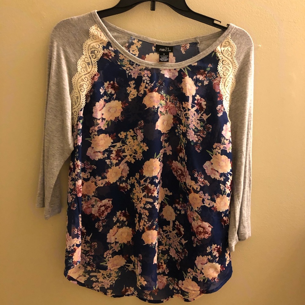 Floral long sleeve